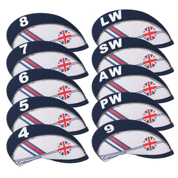 neoprene England Flag 10pcs(4-9£¬AW,SW,PW,LW) Head Cover
